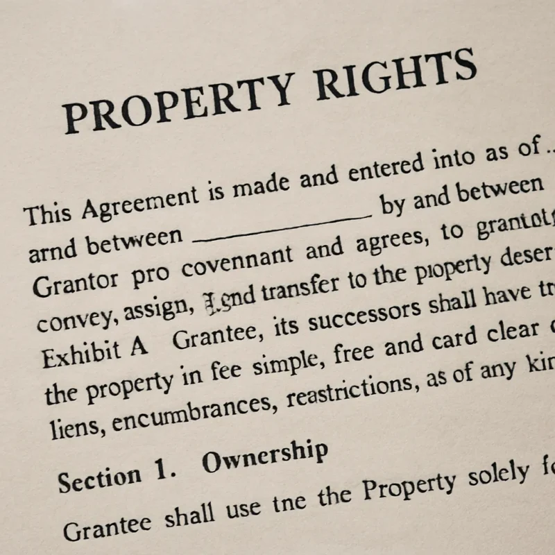 Understanding Property Rights and Real Estate Laws
Image of a legal-document related to property rights real estate laws